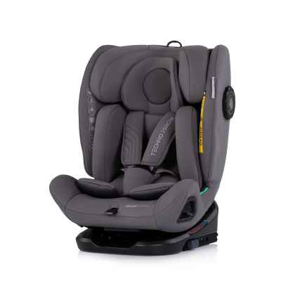 Столче за кола Chipolino Techno iGROW I-size 40-150 см 360, сиво