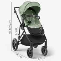 Комбинирана бебешка количка 2в1 Kikka Boo Thea, Army Green 2024-QviSr.jpeg