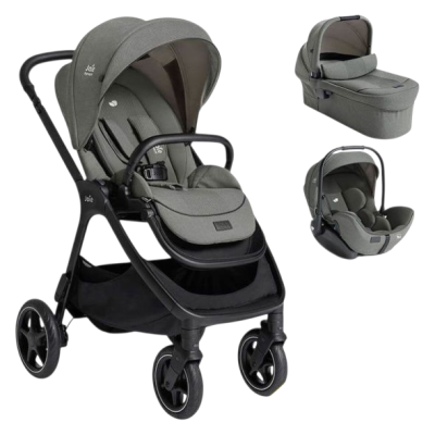 Комбинирана бебешка количка 3в1 Joie finiti™ new, Evergreen