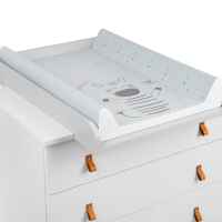 Твърда PVC подложка за повиване Kikka Boo, Stripy Friends 50x80см-S7V7I.jpeg