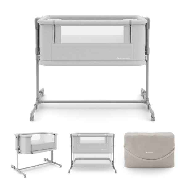 Бебешка кошара KinderKraft Nestee grow 2, Light Grey-SNw9v.jpeg