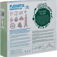 Бамбуков конструктор Hape Flexistix, Креативен комплект, 133 части-T6ZAZ.jpeg