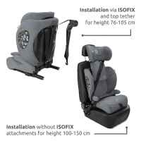 Столче за кола Lorelli Rio Isofix 76-150 см, Pink-TK6Fb.jpeg