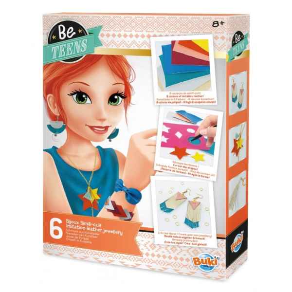 Творчески комплект Buki France, Направи сам бижута от изкуствена кожа, 6 бижута-TOOs0.jpeg