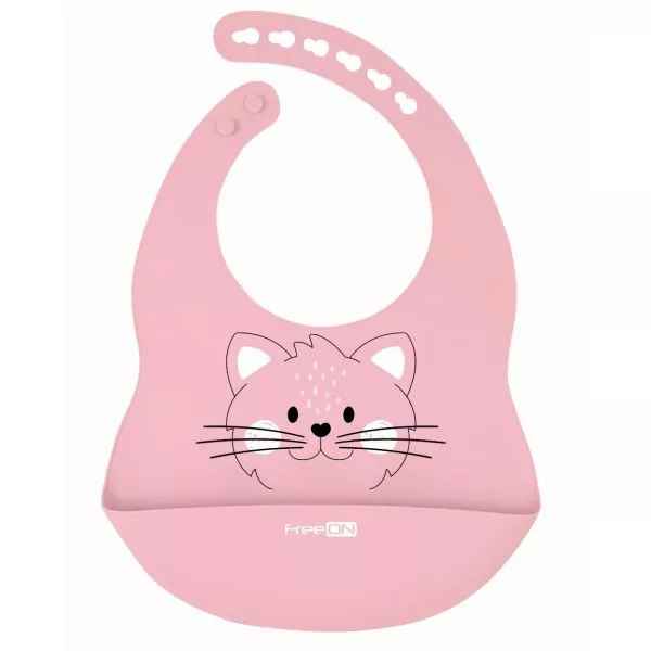 Силиконов лигавник Freeon, Коте розов-V61p1.jpeg