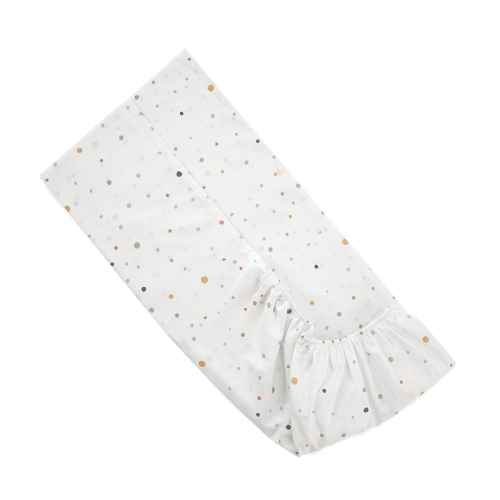 Чаршаф с ластик Lorelli  70/140+15 см, Happy Friends Синьо