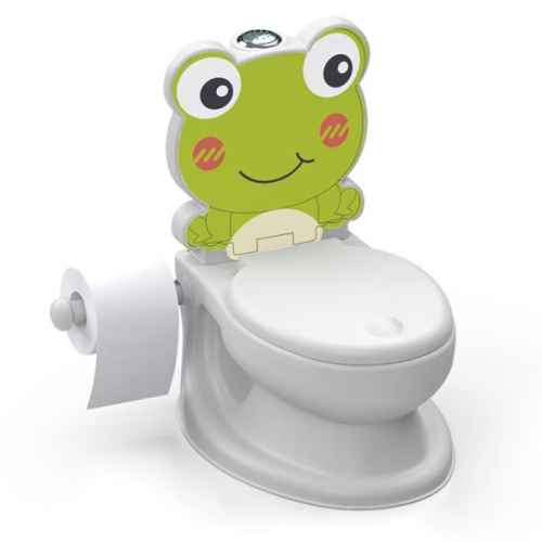 Бебешко гърне-тоалетна 2в1 Dolu Nuve Educational Potty, Frog
