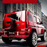 Акумулаторен джип JJ Mercedes Benz G63 Licensed 12V, червен металик-WFpvj.jpeg