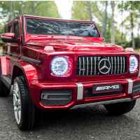 Акумулаторен джип JJ Mercedes Benz G63 Licensed 12V, червен металик-WLtZT.jpeg