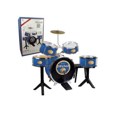 Детски барабани Claudio Reig Golden Drums, с табуретка