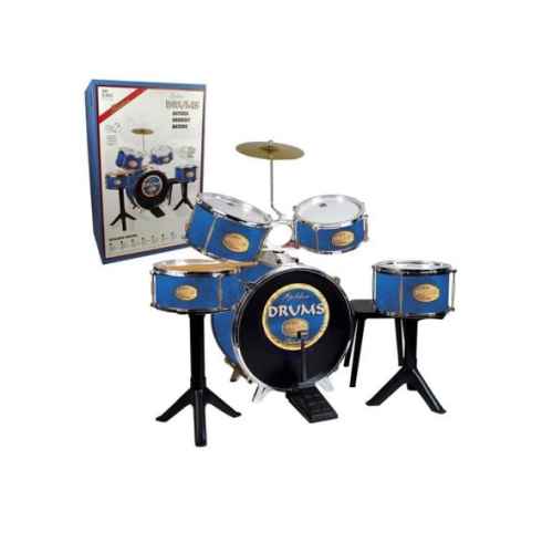 Детски барабани Claudio Reig Golden Drums, с табуретка