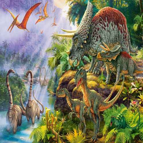 Пъзел Castorland, Долината на динозаврите 200 части