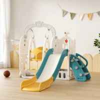 Детска пързалка с люлка 5 в 1 Feelkids, Castle-Woima.jpeg