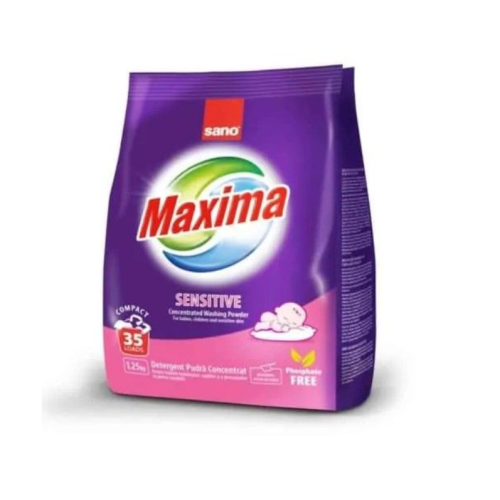 Бебешки прах за пране Sano Maxima Sensitive 1.25 л