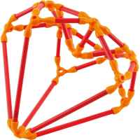 Бамбуков конструктор Hape Flexistix, Креативни конструкции, 66 части-Ws81V.jpeg