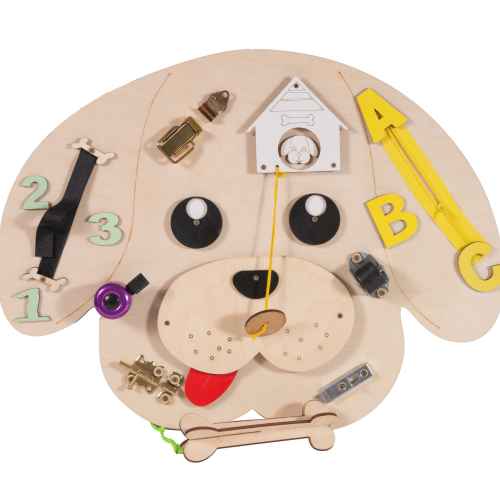Монтесори дървена дъска Moni Toys Dog