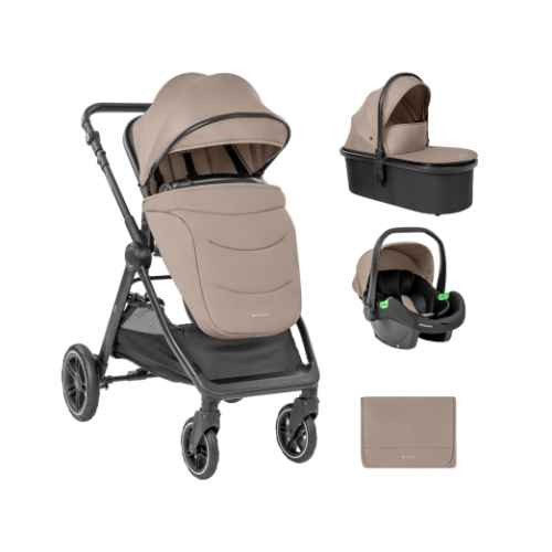 Комбинирана бебешка количка 3в1 Kikka Boo Ava, Beige