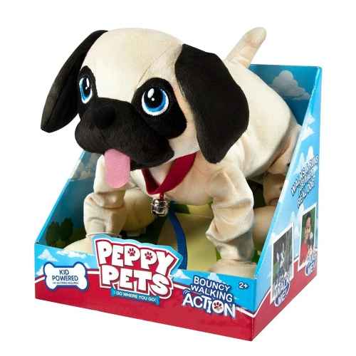 Peppy Pets - Плюшен любимец за разходка навън, Кученце Мопс