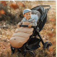 Зимно чувалче за бебешка количка Petite&Mars Footmuff Comfy, шампанско-Xl3Fl.png