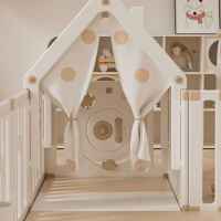 Детска вътрешна площадка Feelkids, с ограда, люлка и активни елементи за игра-XnSJM.jpeg