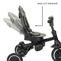 Сгъваема триколка Lorelli Freccia с ротация 360, Green-XocdK.jpeg