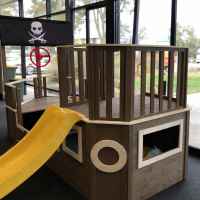Дървена катерушка, пиратски Кораб с пързалка и пясъчник Ginger Home-Xxjzt.jpeg