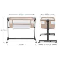 Бебешка кошара KinderKraft Nestee up 2, Beige-XyI25.jpeg