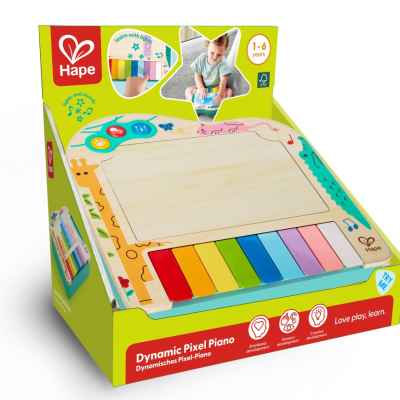 Дървено пиксел пиано Hape