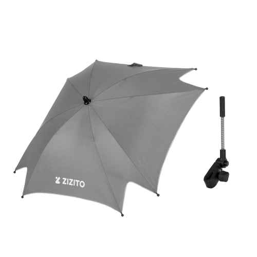Универсален чадър за количка Zizito, сив