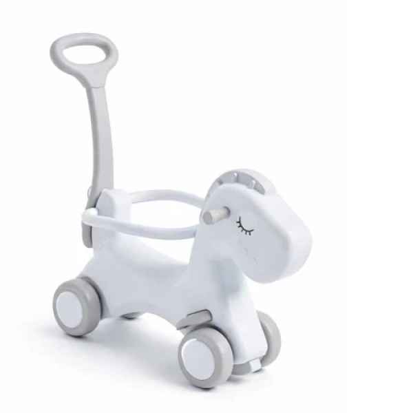 Детска люлка-конче за яздене с дръжка за бутане Feelkids, сива-YOdom.jpeg