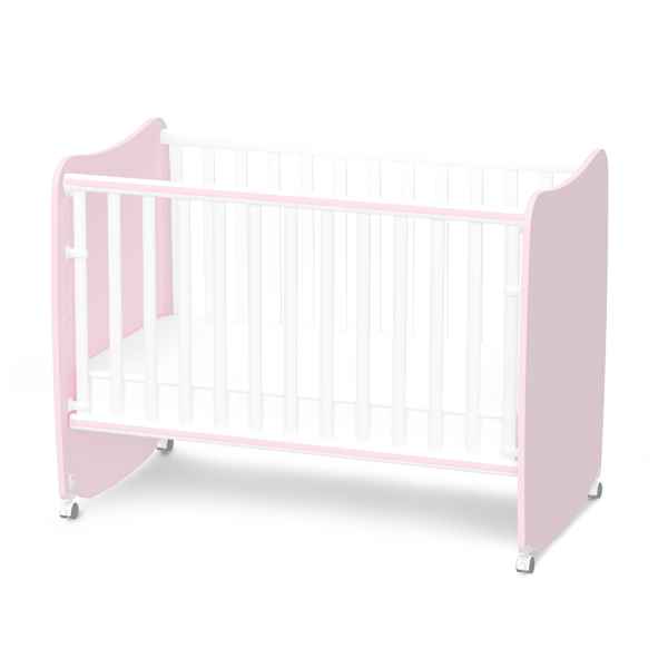 Бебешко легло Lorelli Stars 60x120 см, Бяло+Orchid pink-YPgIt.jpeg