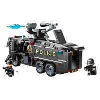 Конструктор Qman, Mine City, Полицейски камион с водно оръдие, 847 части-ZLPvK.jpeg