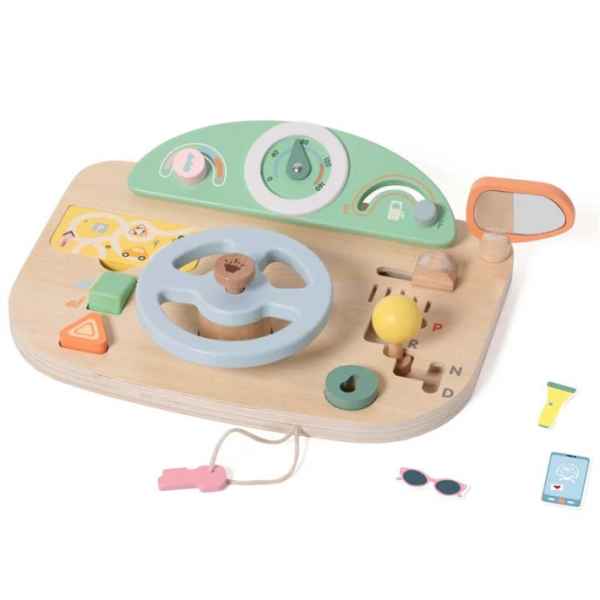 Мултифункционален дървен волан Classic World, с активности-ZtrJZ.jpeg