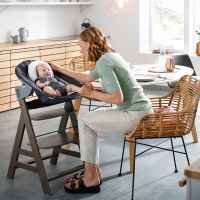 Шезлонг за столче за хранене 2в1 Hauck Alpha+ Bouncer, Deluxe melange grey-a1xYG.jpeg