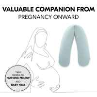 Възглавница за кърмене Hauck Nurse N Care, 140/80 см, Eukalyptus-aGSAF.jpeg