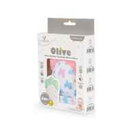 Чесалка ръкавица Cangaroo Olive, пеперуди-auFEP.jpeg