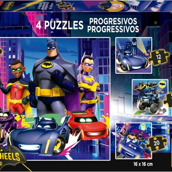 Пъзел Educa, Батман 4в1, 12/16/20/25 части-cHf0A.jpeg