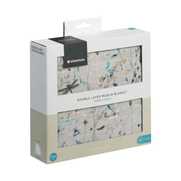 Одеяло от муселин двупластово Kikka Boo, 100х100 см Dreamy Fields Grey-coaif.jpeg