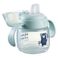 Неразливаща се чаша Tommee Tippee Soft Spout, BACSHIELD, с дръжки, синя с Мече, 150 мл, 4м+-d1NDz.jpeg