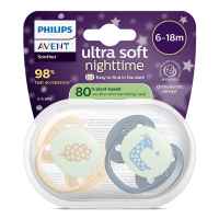 2 бр. залъгалки Philips Avent Ultra Soft NightTime 6-18м, пастелни момче-d3PiN.jpeg