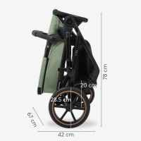 Комбинирана бебешка количка 2в1 Kikka Boo Thea, Army Green 2024-d6cSV.jpeg