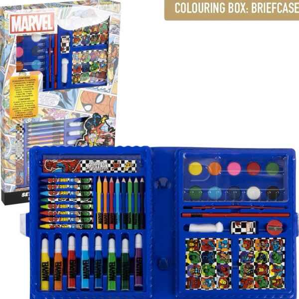 Голям комплект за оцветяване в кутия Cerda, Marvel-dKtir.jpeg