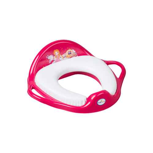 Мека приставка за тоалетна чиния Tega Baby Принцеса, розова