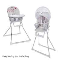 Столче за хранене Lorelli COOKIE, Marble grey flying friends-df5uo.jpeg