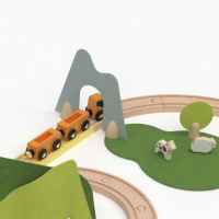 Дървен комплект Влакче с релси в гората Classic World, 100 части-dwzmZ.jpeg