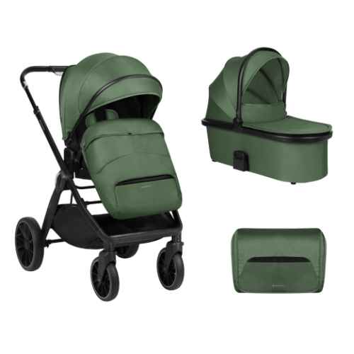 Комбинирана бебешка количка 2в1 Kikka Boo Tiffany, Army Green 2024 РАЗПРОДАЖБА