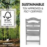 Дървено столче за хранене Hauck Alpha+, Grey-emEX1.jpeg