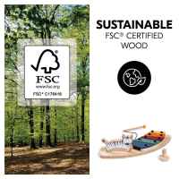 Дървена играчка сортер за столче за хранене Hauck Alpha+/Beta+, Жираф, Play Moving-eonuz.jpeg