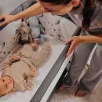 Бебешка кошара Next to me 3 в 1 Lionelo Leonie Plus люлееща се, Grey Stone-f5Vlm.jpeg