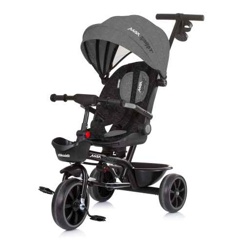 Триколка със сенник Chipolino Max Sport, сива